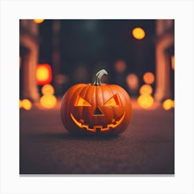 Halloween Pumpkin Canvas Print