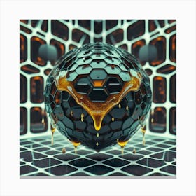 Honey Sphere 6 Canvas Print