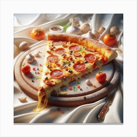 Pizza56 Canvas Print