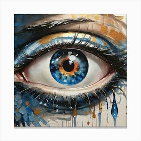 Blue Eye Canvas Print