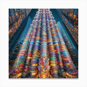 A Kaleidoscope of colors 2 Canvas Print