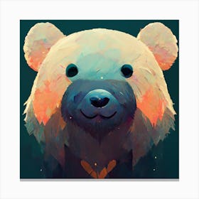 Cute bear Canvas Print