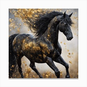 Black beauty Canvas Print