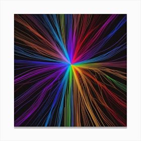 Rainbow Burst 11 Canvas Print