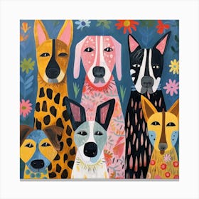 Puppy Love Palette 2 Canvas Print