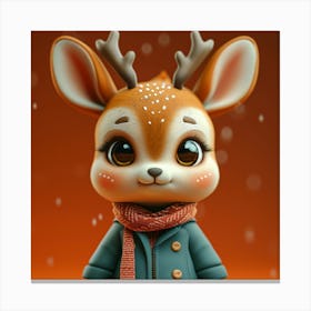Cute Deer Canvas Print