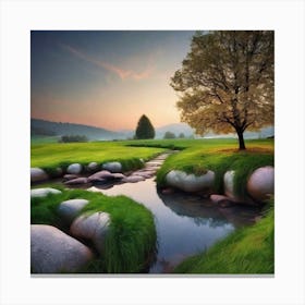 Peaceful Landscapes Photo (37) Canvas Print