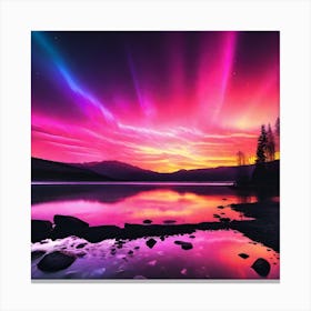 Aurora Borealis 150 Canvas Print