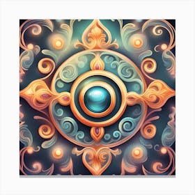 Tarot Card Design Canvas Print