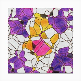 Architecture Glass Abstract Pattern Canvas Print