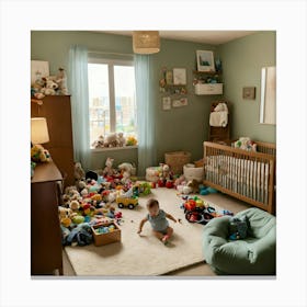 A Photo Of A Baby S Room 2 Canvas Print