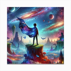 Cosmic Boy Canvas Print