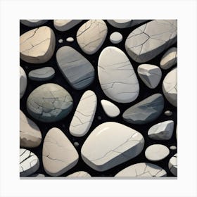 Pebbles 13 Canvas Print