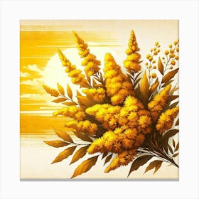 Yellow Flowers Canvas Print