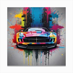 Mercedes Sls 2 Canvas Print