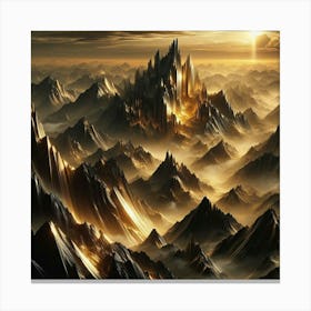 Mountain Landscape 48 Canvas Print