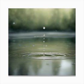 Into The Water Wall Art Image Canvas Print
