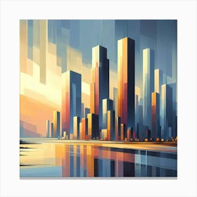 Cityscape 35 Canvas Print