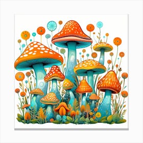 Mushrooms Canvas Print Canvas Print