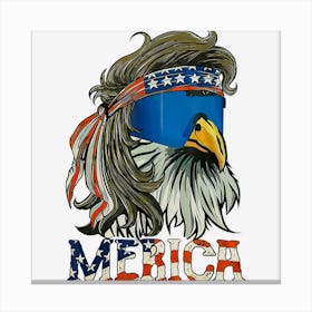 Hot Trend American Mullet Eagle 4th Of July Dab Boys Canvas Print