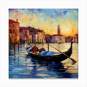 Gondola In Venice 1 Canvas Print