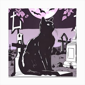 Spooky Cat Canvas Print