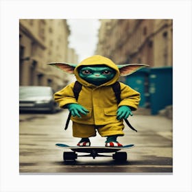 Yoda picture Canvas Print