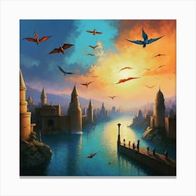 Sunset in a Foreign Land Canvas Print