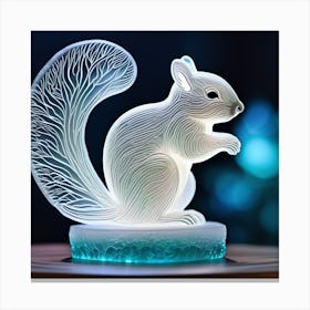 Squirrel Night Light Canvas Print