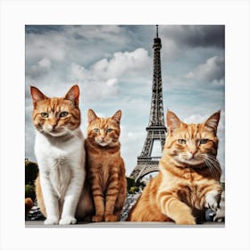 effle tower in paris Canvas Print