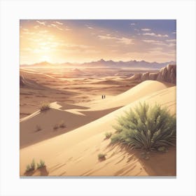 Desert Landscape 7 Canvas Print