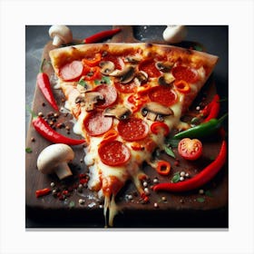 Pizza30 Canvas Print