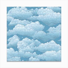 Cloudy Sky Canvas Print