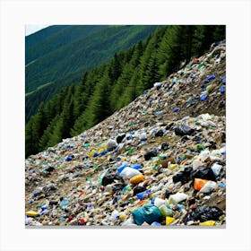 Garbage Mountain Canvas Print