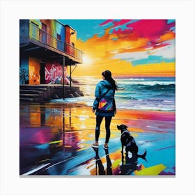 'The Beach' Canvas Print