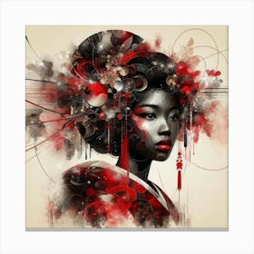 Geisha 4 Canvas Print