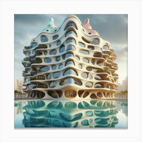 Futuristic building 2 Canvas Print