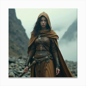 Viking Woman Canvas Print