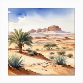 Desert Landscape 132 Canvas Print