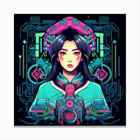 Asian Girl 7 Canvas Print