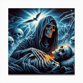 Skeletons 1 Canvas Print