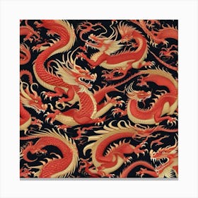 Chinese Dragons 2 Canvas Print