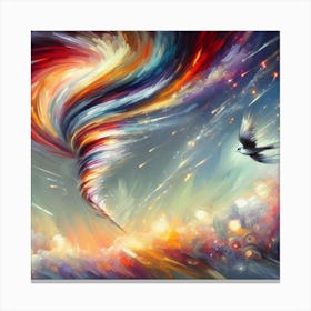 Fight To Flight Canvas Print