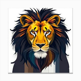 Lion Head 11 Canvas Print