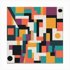 Abstract Squares 2 Canvas Print