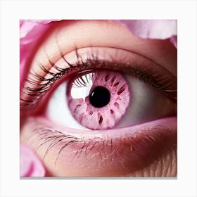 Pink Eye 4 Canvas Print