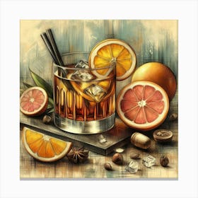 Tequila Cocktail 5 Canvas Print