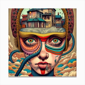 Psychedelic Art Canvas Print