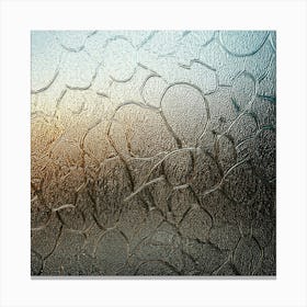 Frosty Window Canvas Print