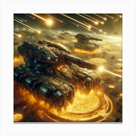 Nova Titans Solar Mines Canvas Print